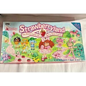 Vintage RoseArt Strawberryland Strawberry Shortcake Board Game 1992 Complete